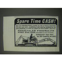 1991 Struck-Kit Magnatrac Crawler Ad - Spare time cash!