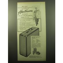 1950 Hartmann Skymate Suitcase Ad - Off to school? Check these advantages