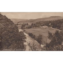 Whitewell Approach River Hodder Aerial Lancashire Old Postcard