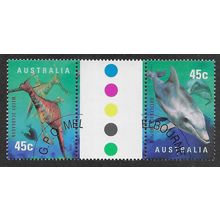 AUS 1998 SE~TE PAIR 45c 'YEAR OF THE OCEAN' (C.T.O) FINE USED (EBID76-490)