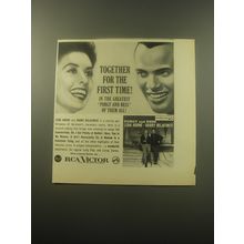 1959 RCA Victor Music Album Ad - Porgy and Bess Lena Horne Harry Belafonte