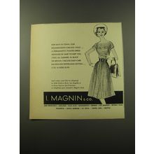 1960 I. Magnin Dress by Mari Ad - For days in town our houndstooth checked voile