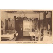 AK Worpswede Gasthaus Restaurant Dining Room Antique German Postcard