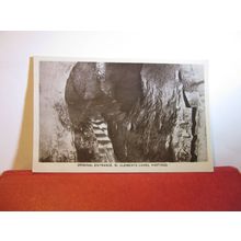 ST. CLEMENTS CAVES, HASTINGS, SUSSEX. unused antique postcard RP by W & K =
