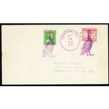 Bird RARE Fancy Cancel Cover - Henton, IL 1932 - Stuart Katz