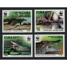 Caribic WWF Crocodile 4v 2003 MNH SG#4692-4695 MI#4553-4556 Sc#4342-4345