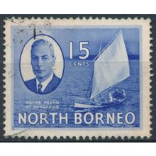 KGVI: 15c - North Borneo 1950 - FH - SG 363