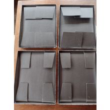 IKEA Storage boxes, set of 4 unused, incomplete, 37x29cms, 10/18 cms high