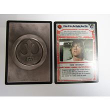 Star Wars 1996 A New Hope Decipher CCG B/B Card I Have A Very Bad Feeling LS