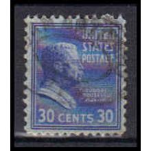 Used 830 30c Theodore Roosevelt Fine Plus KA5684