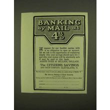 1909 The Citizens Savings and Trust Company Ad