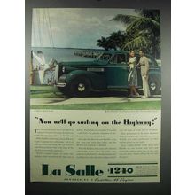 1939 La Salle Five-Passenger Four-Door Touring Sedan Ad