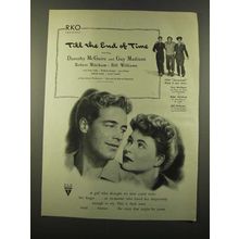 1946 Till the End of Time Movie Ad - Dorothy McGuire