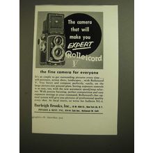 1955 Rolleicord V Camera Ad - Make You Expert