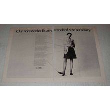 1970 Xerox Copiers Ad - Standard-Size Secretary