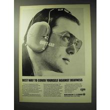 1971 Bausch & Lomb Quiet-Ear Hearing Guard Ad