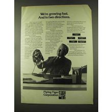 1973 Flying Tiger Corporation Ad - We're Growing Fast
