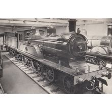 LMS Railway Class 4-4-0 no 1621 Train Real Photo Postcard