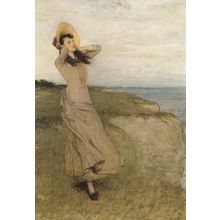 William Quiller Orchardson On The North Foreland Painting Postcard
