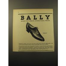 1960 Bally Porto Shoes Ad - Bally shoes that create international trends
