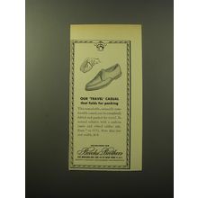 1960 Brooks Brothers Shoes Advertisement - Our travel casual