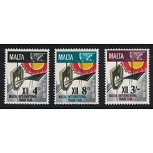 Malta Intl Trade Fair 3v 1968 MNH SG#402-404