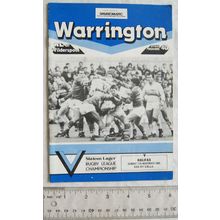 1985 programme Warrington v. Halifax