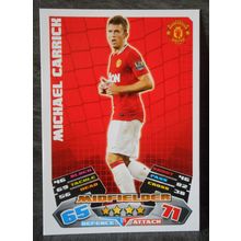 Michael Carrick Manchester United football trading card 2011/2012 Match Attax