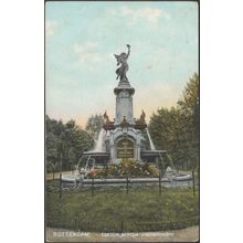 Fontein Burgem, Hoffmanplein, Rotterdam, 1903 - Dr Trenkler Briefkaart
