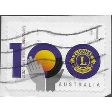 AUS 2017 $1.00 (S/A) 'LIONS INTERNATIONAL' (ON PAPER) FINE USED (EBID64-155)
