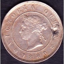 1880 Jamaica 1 Farthing Coin