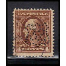 Used 377 4c George Washington Fine Nice Perf Initials K3709