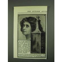 1908 Hall's Hair Renewer Ad, Falling Hair Germ Disease