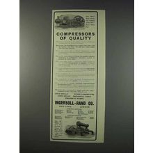 1910 Ingersoll-Rand NF-1 Compressor & OC Corliss Ad