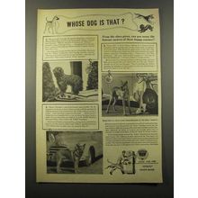 1947 Ethyl Gasoline Ad - Dogs of Arthur Godfrey