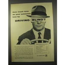 1956 Bell Telephone Ad - Salesmen Driving Blind?