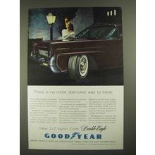 1958 Goodyear 3-T Nylon Cord Double Eagle Tire Ad