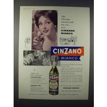 1958 Cinzano Bianco Ad - Entertain With New Zest