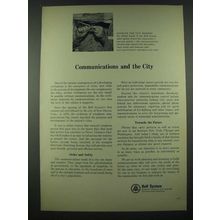 1965 Bell System Ad - Communications and the City