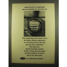 1965 Carrier Air Conditioning Ad - Low Operating Cost