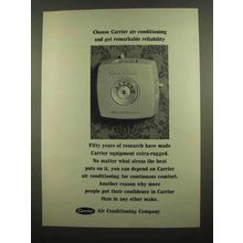 1965 Carrier Air Conditioning Ad - Reliability