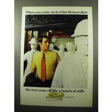 1969 Van Heusen Shirts Ad - Stiffs
