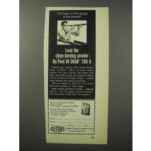 1970 Du Pont Hi-Skor 700-X Powder Ad - Clean-Burning