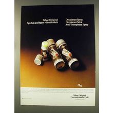 1977 Tabac Original After Shave Ad - in German