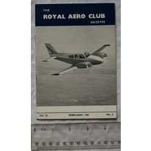1961 The Royal Aero Club Gazette, Vol. 15, No. 2