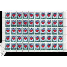 2618, 29¢ Love Misperforation & Foldover ERROR Sheet of 50 - Stuart Katz