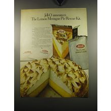 1969 Jell-O Lemon Meringue Pie Kit Advertisement