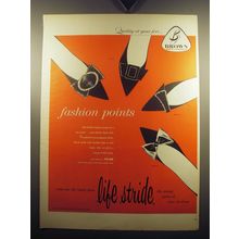 1957 Brown Life Stride Shoes Ad - Gold Coast, Royal, Off-Beat, Elegant