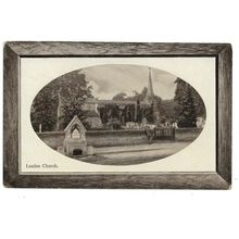 Lexden Church, Colchester, Essex, RP Postcard.