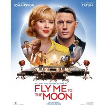 Fly Me to the Moon (2024)_4 Movie Film Poster Canvas iconic design